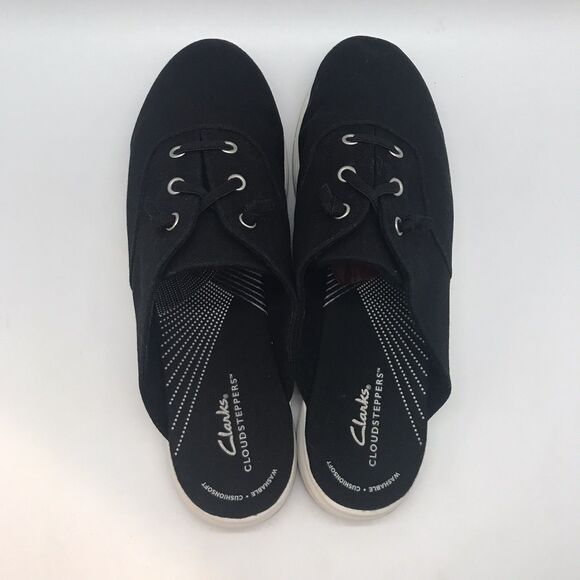 Clarks Cloudsteppers Breeze Clara Slip-On Mules Women's 11M Black Slip On Flats - Picture 6 of 11